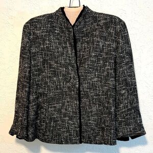Talbots tweed ladies jacket